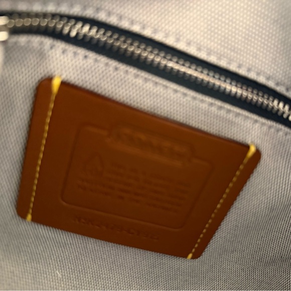 Coach SoHo Flap Bag in Mist Blue Suede and Silver Hardware - Picture 9 of 13